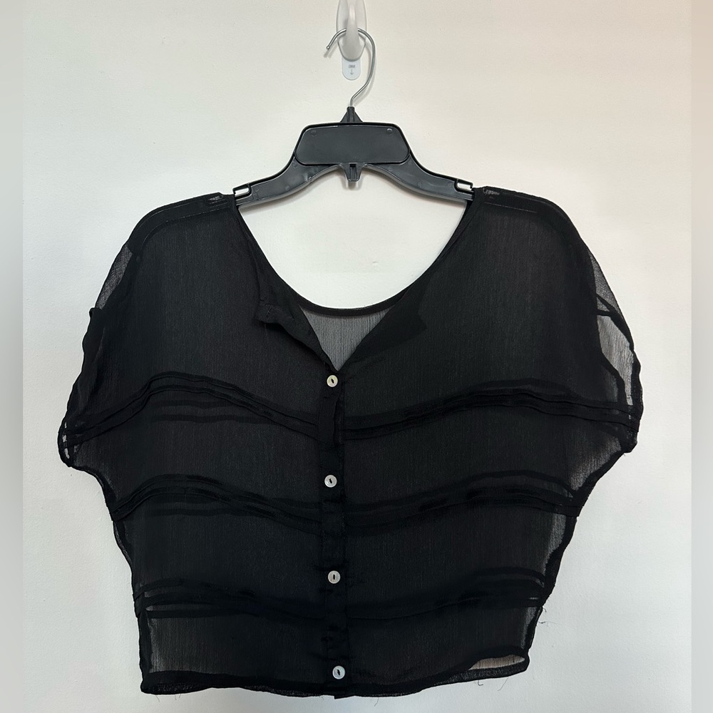 SELENA GONEZ VINTAGE DREAM OUT LOUD SHEER BLOUSE